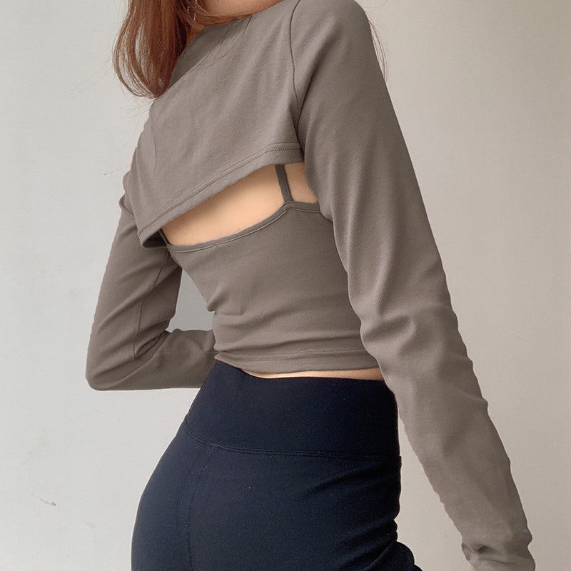 Sexy Hollow Knit Top Sweater Women Party Navel Slim Ribbed Summer Lady Shirts - MERGE.DAY.1.FREESTYLE