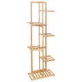 Multi Layer Plant Pots Stand Bamboo Flower Display Rack Home Storage Shelf - MERGE.DAY.1.FREESTYLE