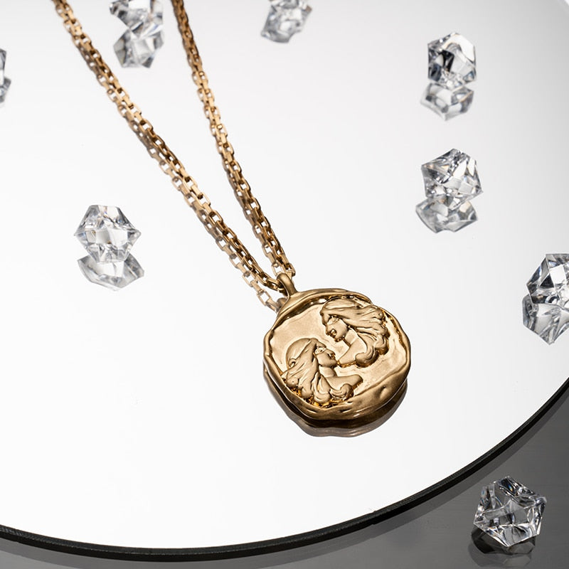 twelve zodiac signs necklace - MERGE.DAY.1.FREESTYLE