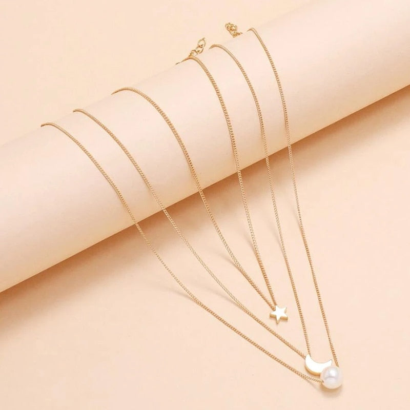 Trend Jewelry Wedding Big Pearl Necklace For Women Fashion White Imitation Pearl Choker - MERGE.DAY.1.FREESTYLE