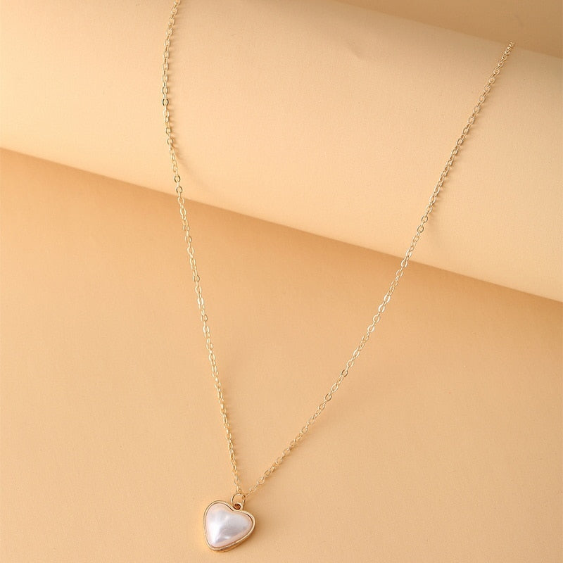 Big White Imitation Pearl Beads Choker Clavicle Chain Necklace For Women Wedding Jewelry - MERGE.DAY.1.FREESTYLE