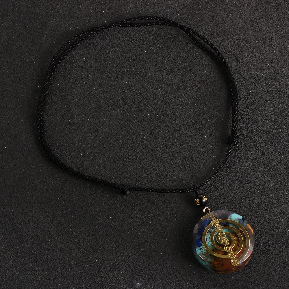 Energy Generator Orgone Amulet 7 Chakras Pendant Necklace - MERGE.DAY.1.FREESTYLE