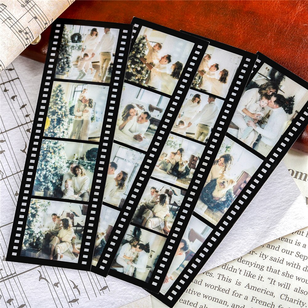 4Pcs Personalized Bookmarks Customized Film Roll Bookmark Memory DIY Custom Photo Album - MERGE.DAY.1.FREESTYLE