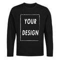 Custom Long Sleeve Shirt EU Size 100% Cotton Make Your Design Logo Text High Quality Gifts Tops - MERGE.DAY.1.FREESTYLE