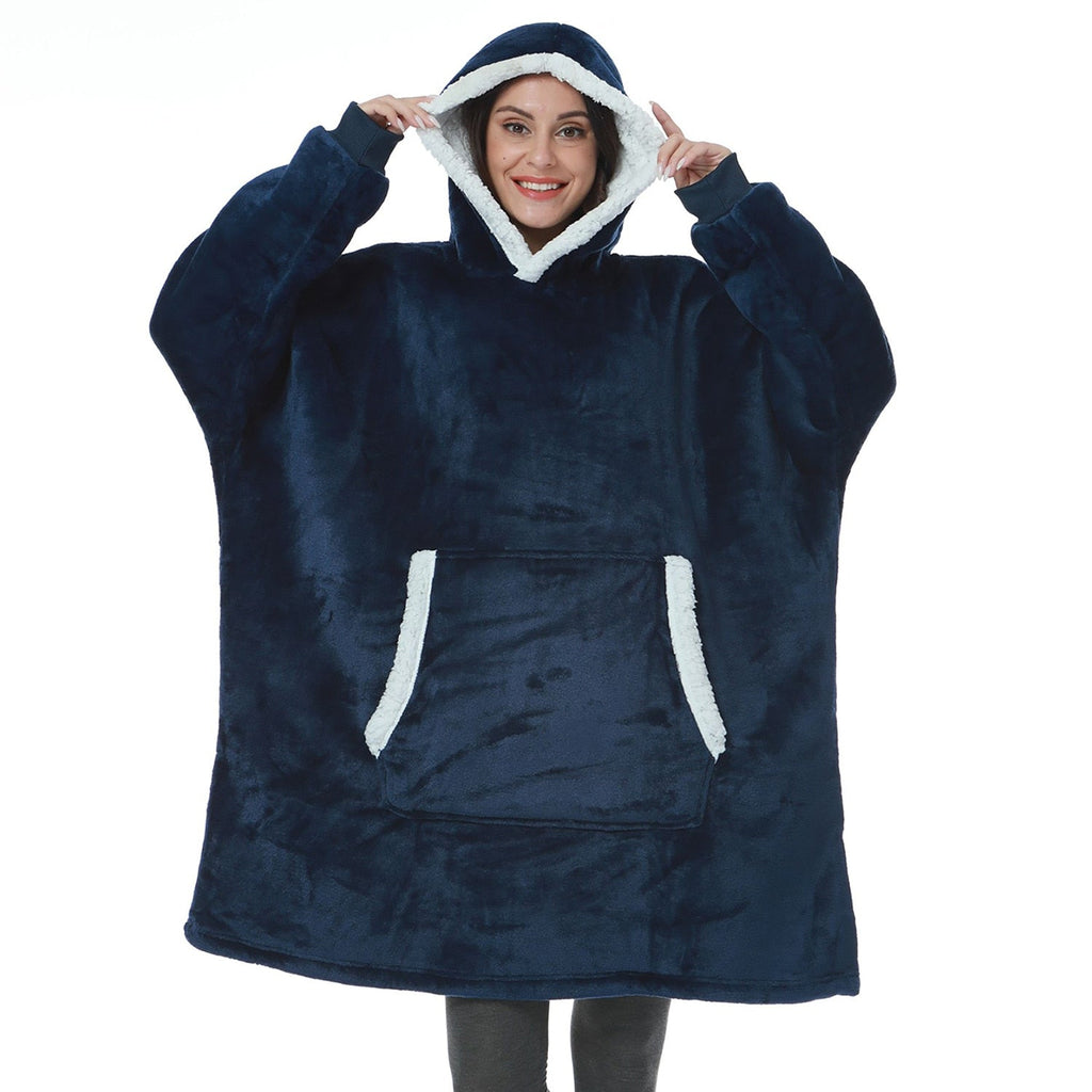 Oversized Hoodie Sweatshirt Women Tie Dye Hoodies Fleece Giant Wearable Blanket - MERGE.DAY.1.FREESTYLE