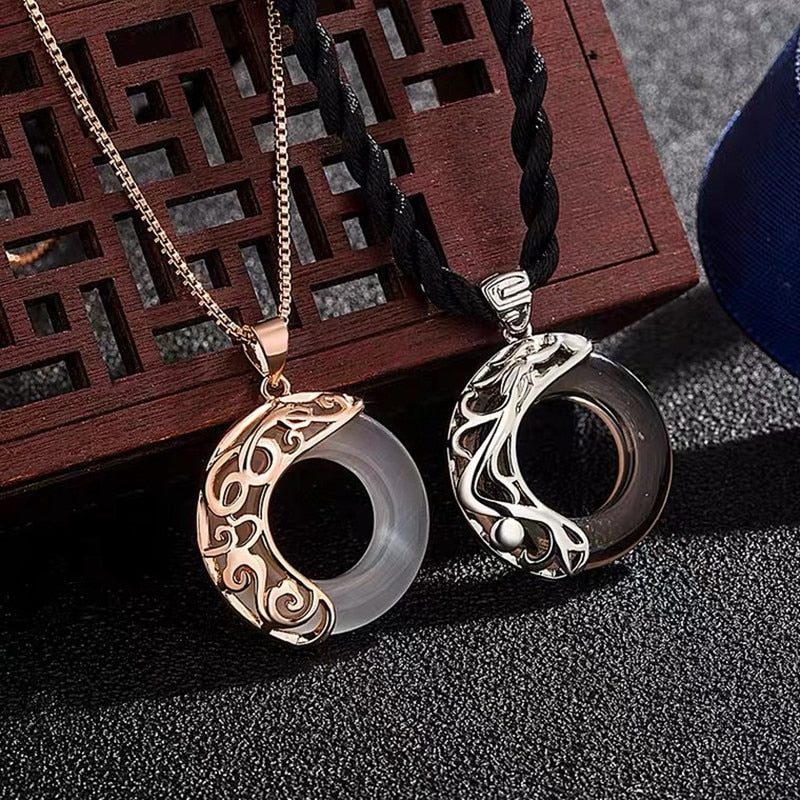 Heaven Officials Blessing Couple Necklaces Moonlight Pendant Necklace For Lovers Friendship Jewelry - MERGE.DAY.1.FREESTYLE