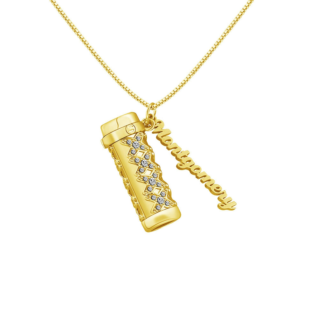 Personalised Letter Mini Colorful Kaleidoscope Pendant Necklaces - MERGE.DAY.1.FREESTYLE