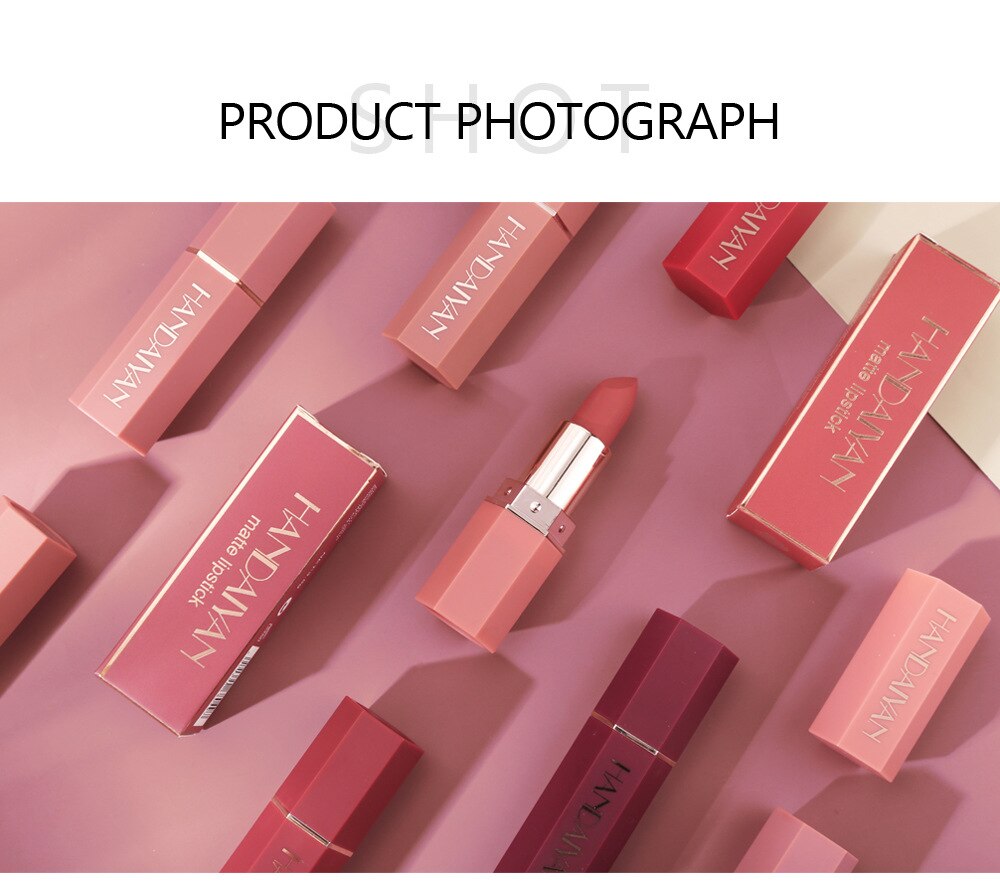 6 Colors Matte Non stick Cup Lipstick Long Lasting Moisturizing Lipstick Cosmetics Set - MERGE.DAY.1.FREESTYLE