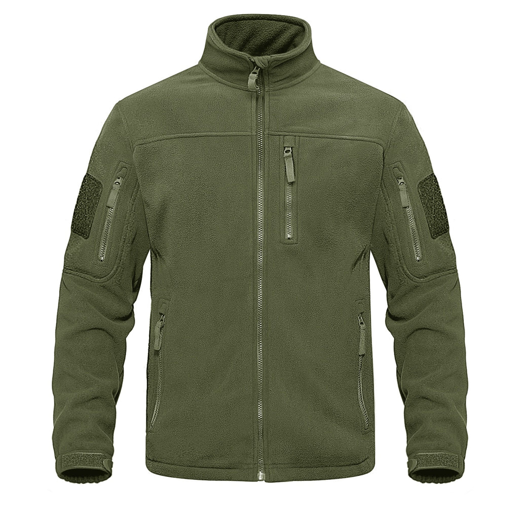 Full Zip Up Tactical Army Fleece Jacket Military Thermal Warm Outwear Windbreaker - MERGE.DAY.1.FREESTYLE