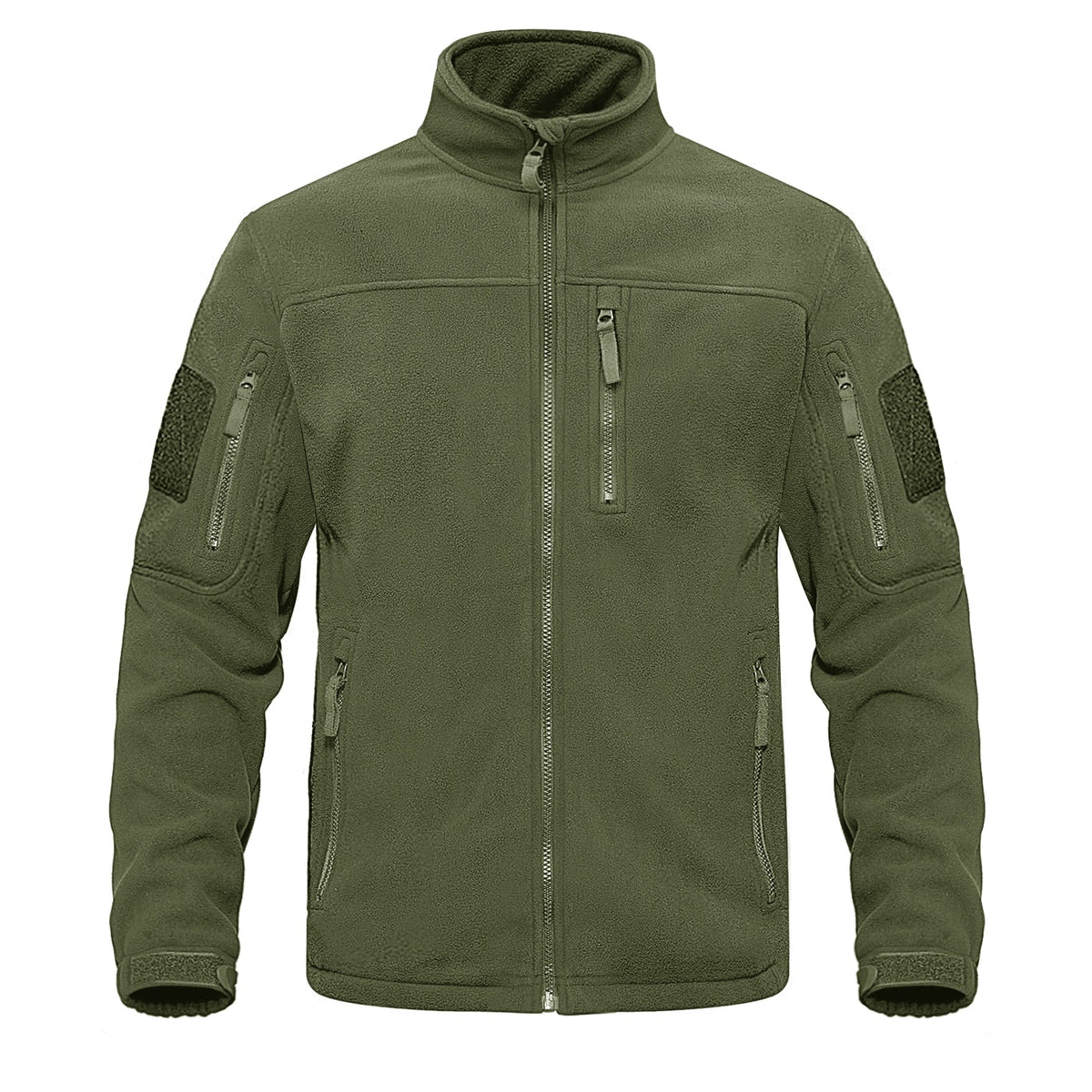Full Zip Up Tactical Army Fleece Jacket Military Thermal Warm Outwear Windbreaker - MERGE.DAY.1.FREESTYLE