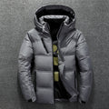 Duck Down Jacket Men Winter Warm Solid Color Hooded Jackets Outdoor Coat - MERGE.DAY.1.FREESTYLE
