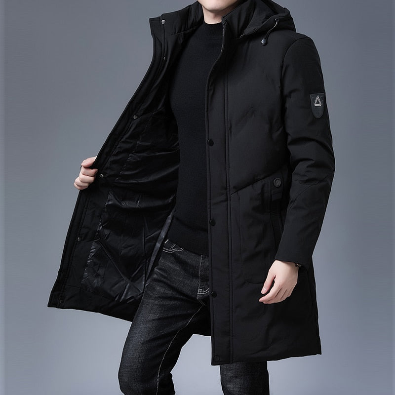Parkas Jacket Men Longline Windbreaker Coats Clothing - MERGE.DAY.1.FREESTYLE