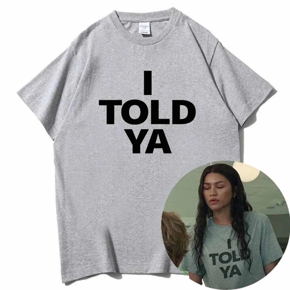 I TOLD YA Challengers 2024 T-Shirts O-Neck Short - MERGE.DAY.1.FREESTYLE