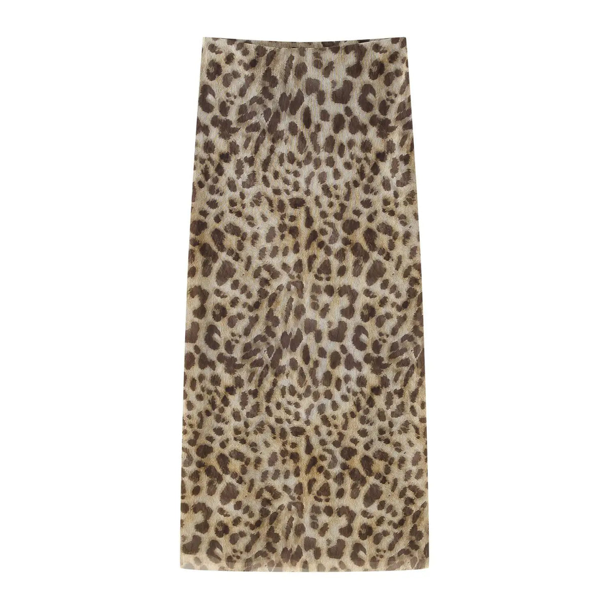 Leopard Print Wrapped Suit Backless Sleeveless Tops Skirts - MERGE.DAY.1.FREESTYLE