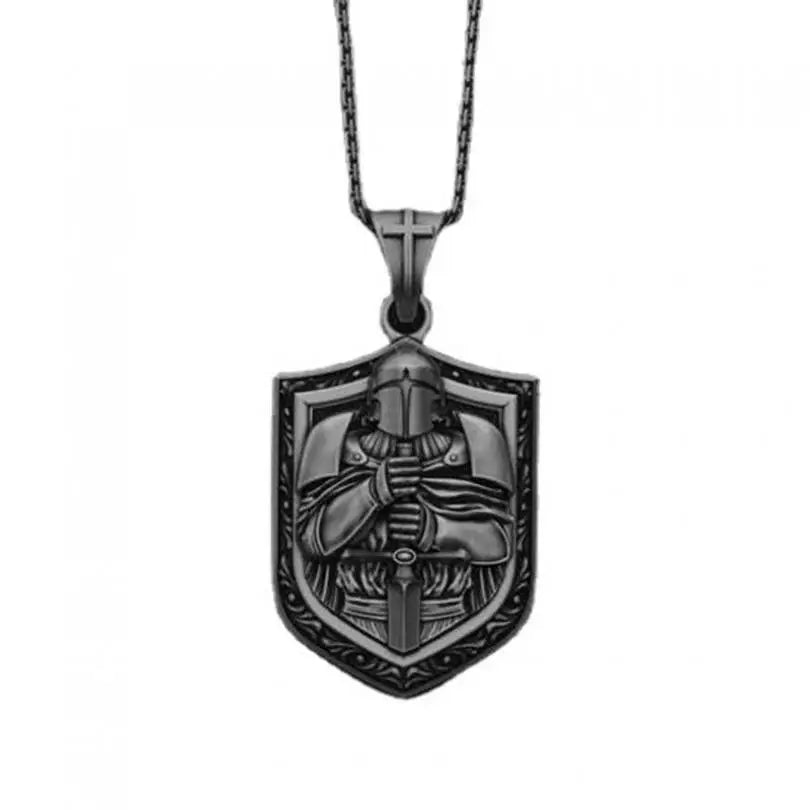 Mystic Vintage Christian Knight Crusader Pendant - MERGE.DAY.1.FREESTYLE