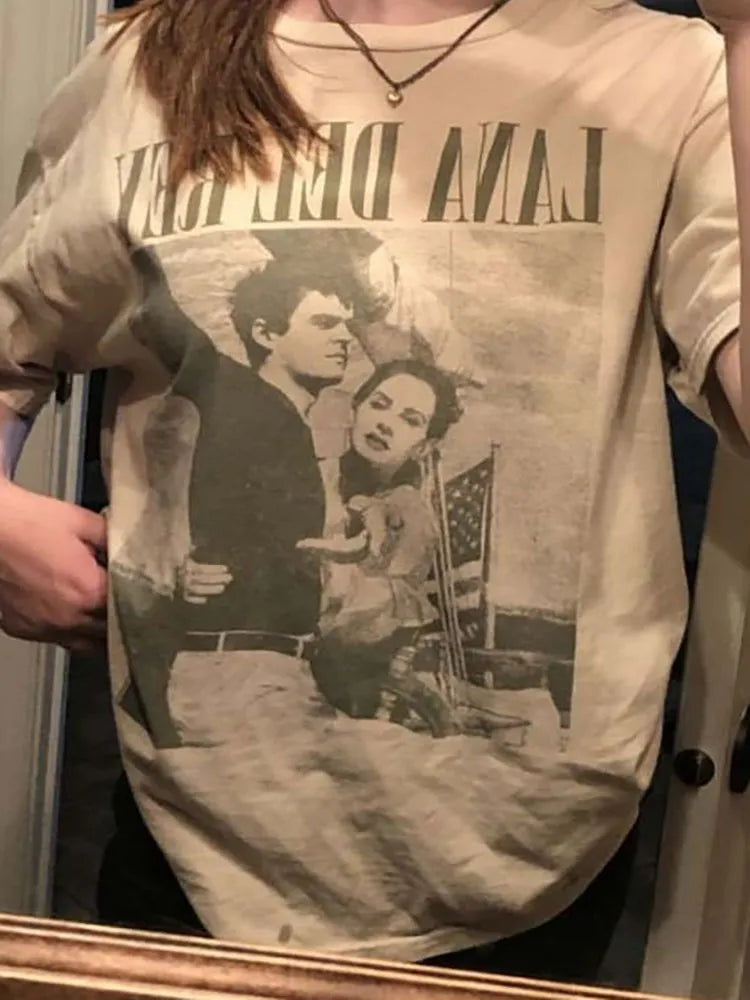 Lana Del Rey Ldr Sailing Tan T Shirt Cotton Tee Vintage Shirt - MERGE.DAY.1.FREESTYLE