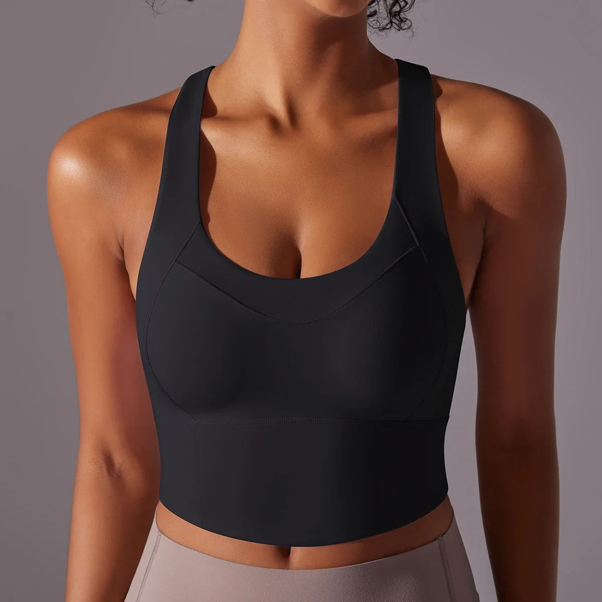 Nylon Sexy Women's Sports Bra Top Women Tight Elastic Gym Sport Yoga Bras - MERGE.DAY.1.FREESTYLE