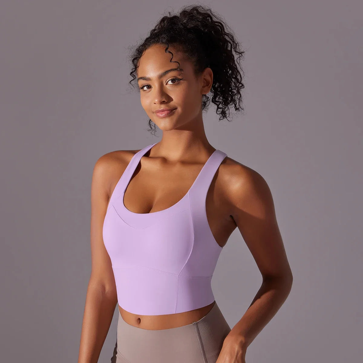 Nylon Sexy Women's Sports Bra Top Women Tight Elastic Gym Sport Yoga Bras - MERGE.DAY.1.FREESTYLE