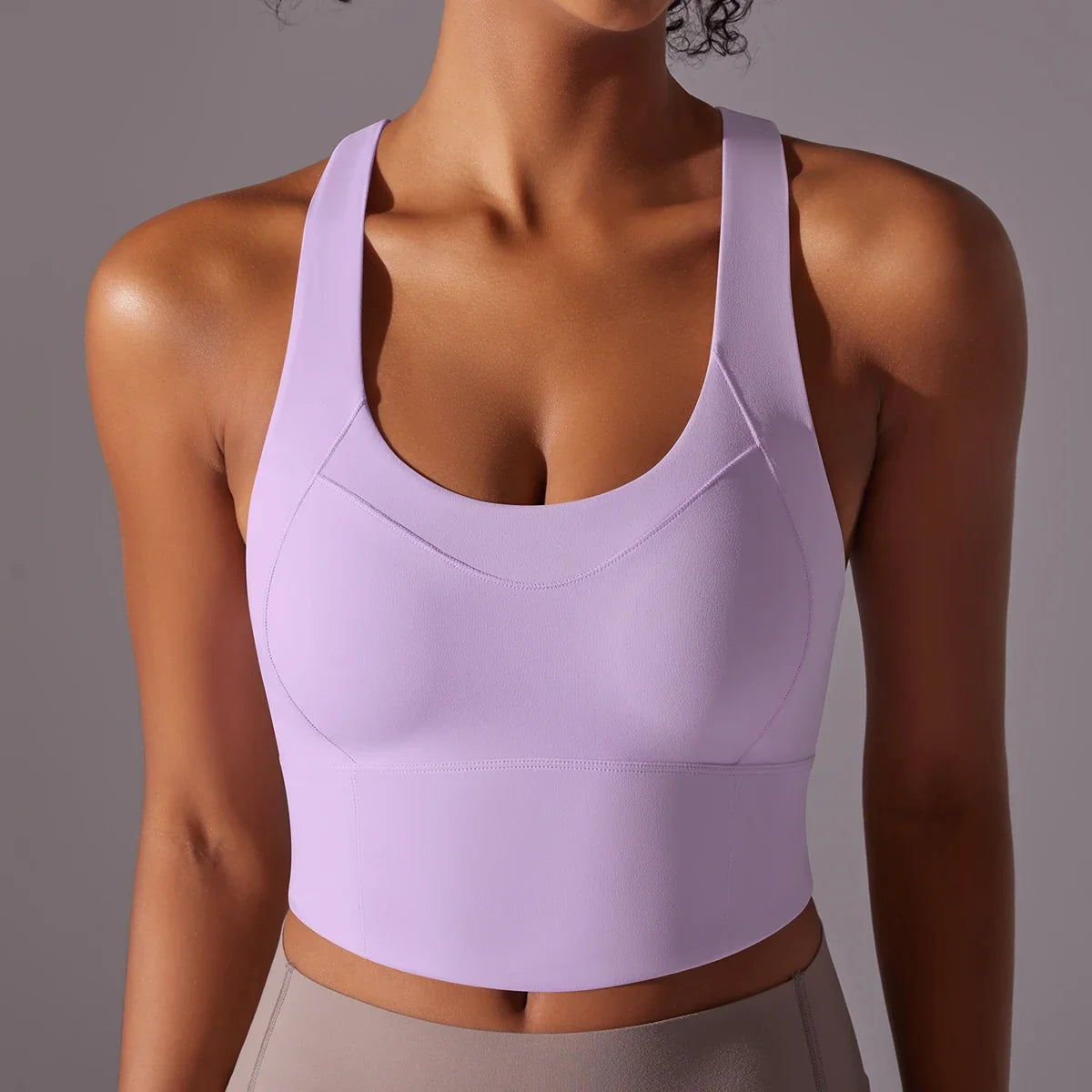 Nylon Sexy Women's Sports Bra Top Women Tight Elastic Gym Sport Yoga Bras - MERGE.DAY.1.FREESTYLE