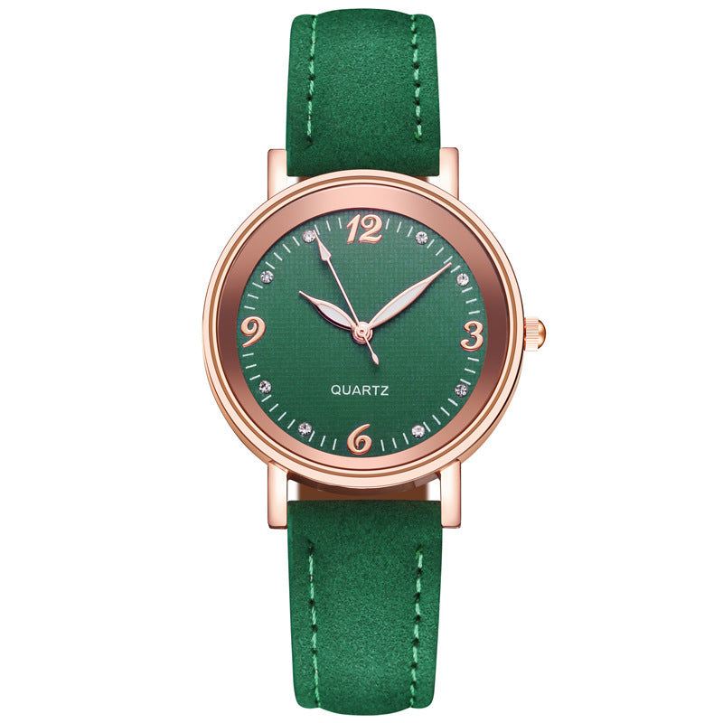 Luminous Watches for Women with Leather Straps and Casual Wear - MERGE.DAY.1.FREESTYLE