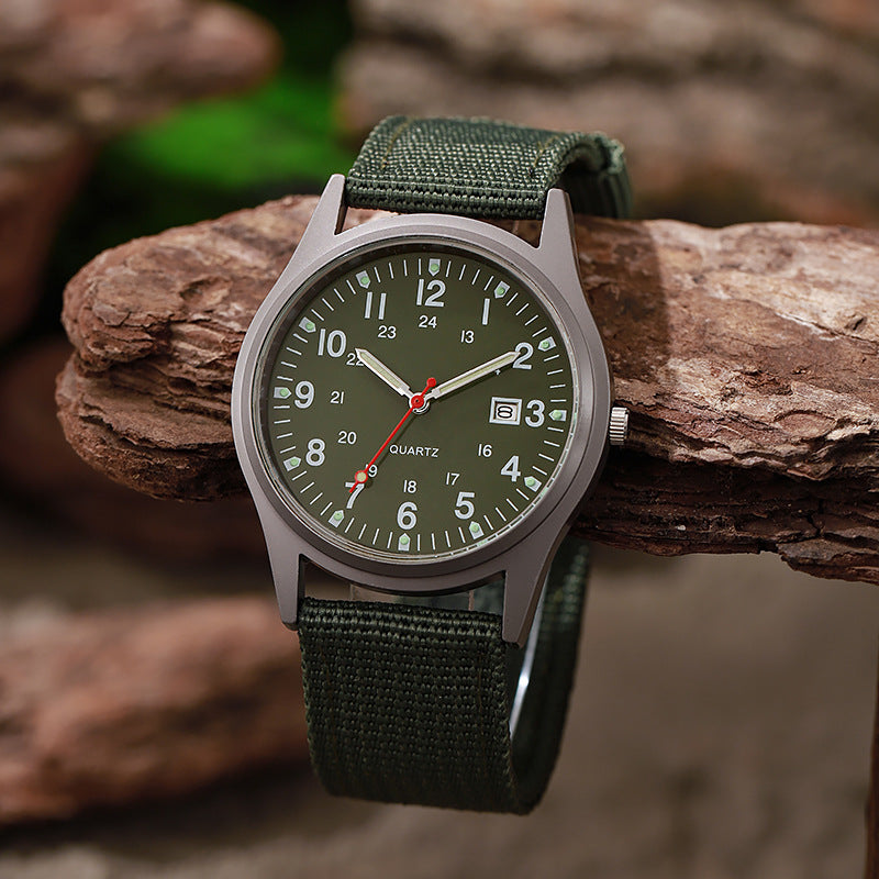 Canvas men's casual fashion gift watch, quartz watch - MERGE.DAY.1.FREESTYLE