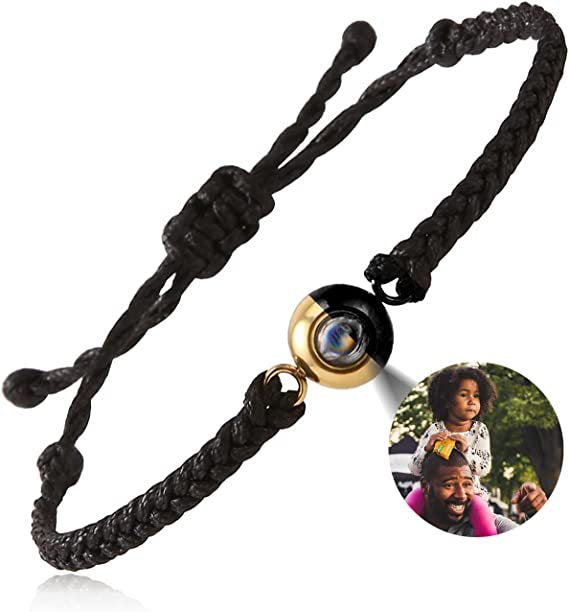 Hand-woven customized color picture personal color photo bracelet - MERGE.DAY.1.FREESTYLE