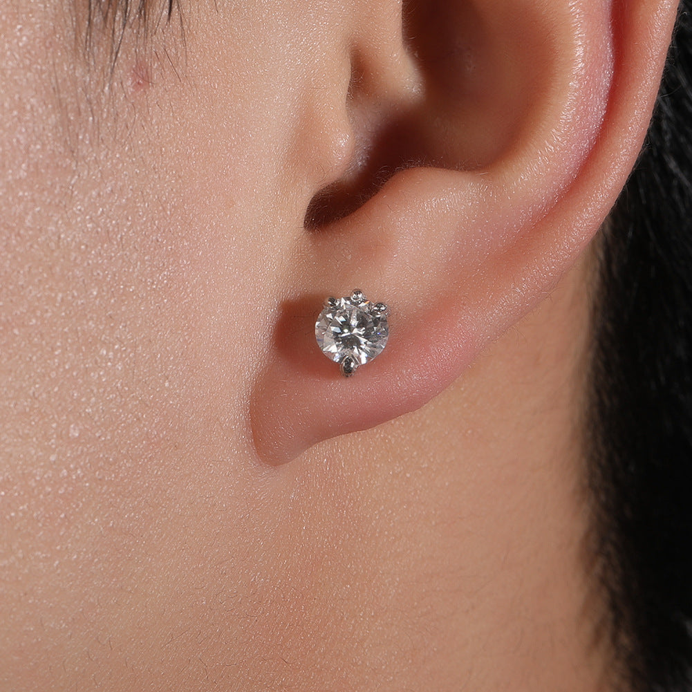 S925 silver moissanite dragon claw earrings - MERGE.DAY.1.FREESTYLE