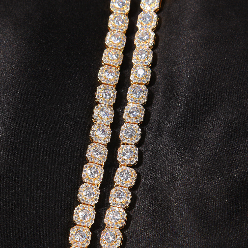 Hip-hop 9mm zircon-encrusted rock candy bracelet - MERGE.DAY.1.FREESTYLE