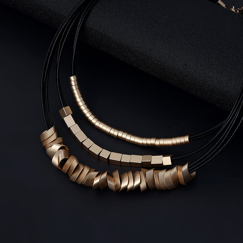 thnic Multi-Layer Clavicle Necklace - MERGE.DAY.1.FREESTYLE