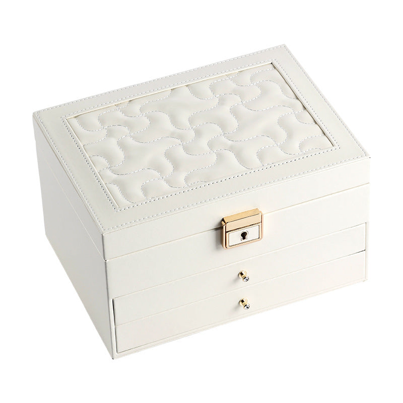 European multi-layer household PU leather jewelry box - MERGE.DAY.1.FREESTYLE