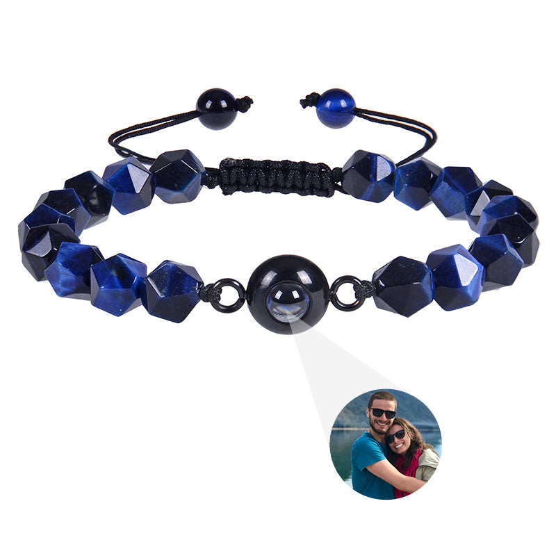 Obsidian Photo projection Customized Bracelet - MERGE.DAY.1.FREESTYLE