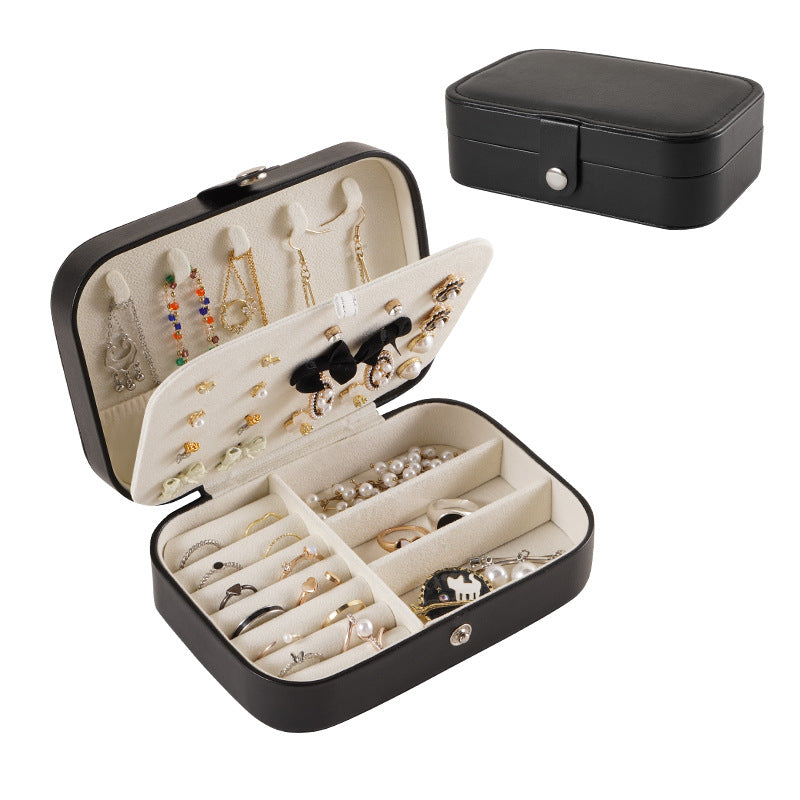 Portable travel girl multi-layer jewelry box - MERGE.DAY.1.FREESTYLE