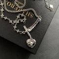 Love cross necklace women's personality hip hop clavicle necklace - MERGE.DAY.1.FREESTYLE