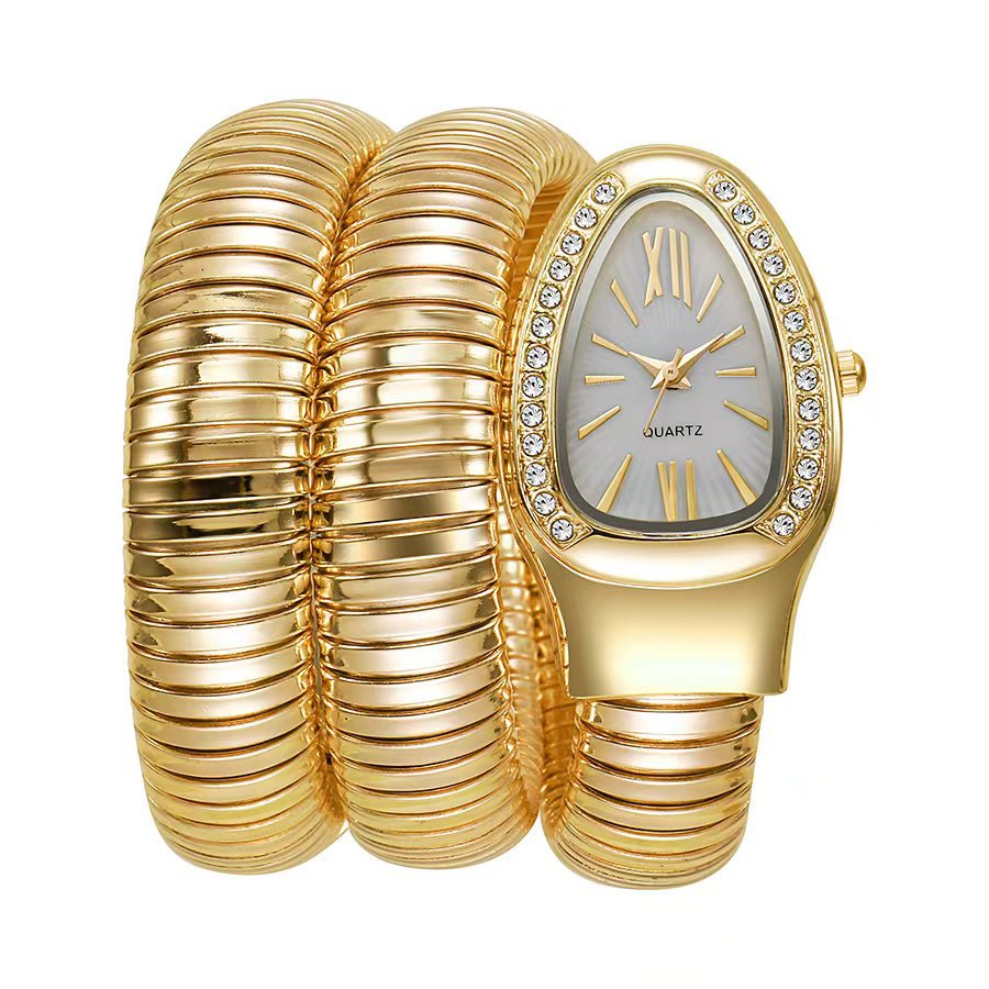Snake-shaped watch, fashionable women's bracelet watch - MERGE.DAY.1.FREESTYLE