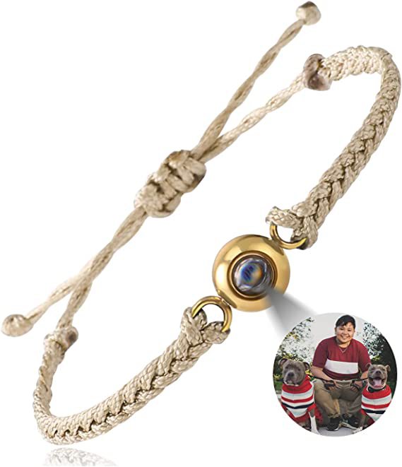 Hand-woven customized color picture personal color photo bracelet - MERGE.DAY.1.FREESTYLE