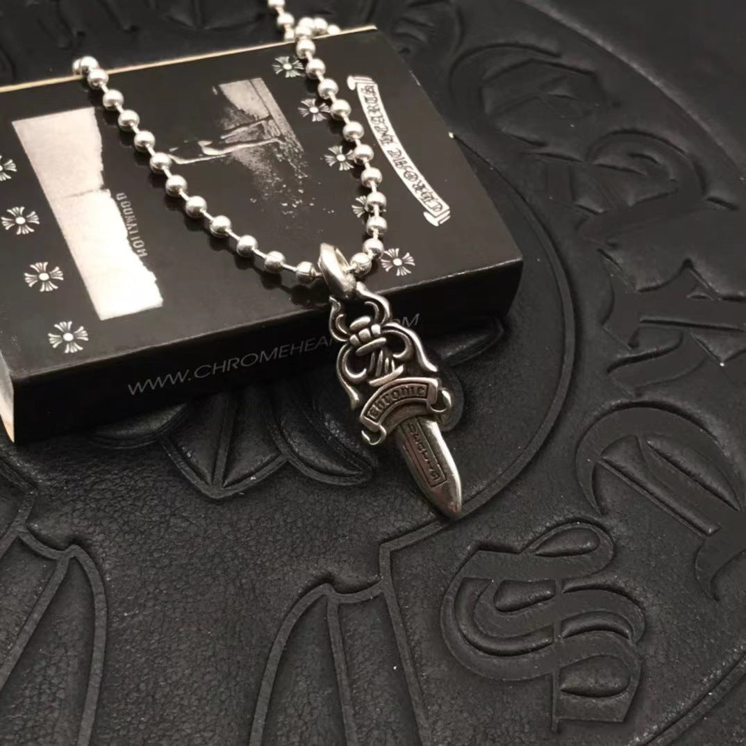 Small Retro Dagger Necklace - MERGE.DAY.1.FREESTYLE