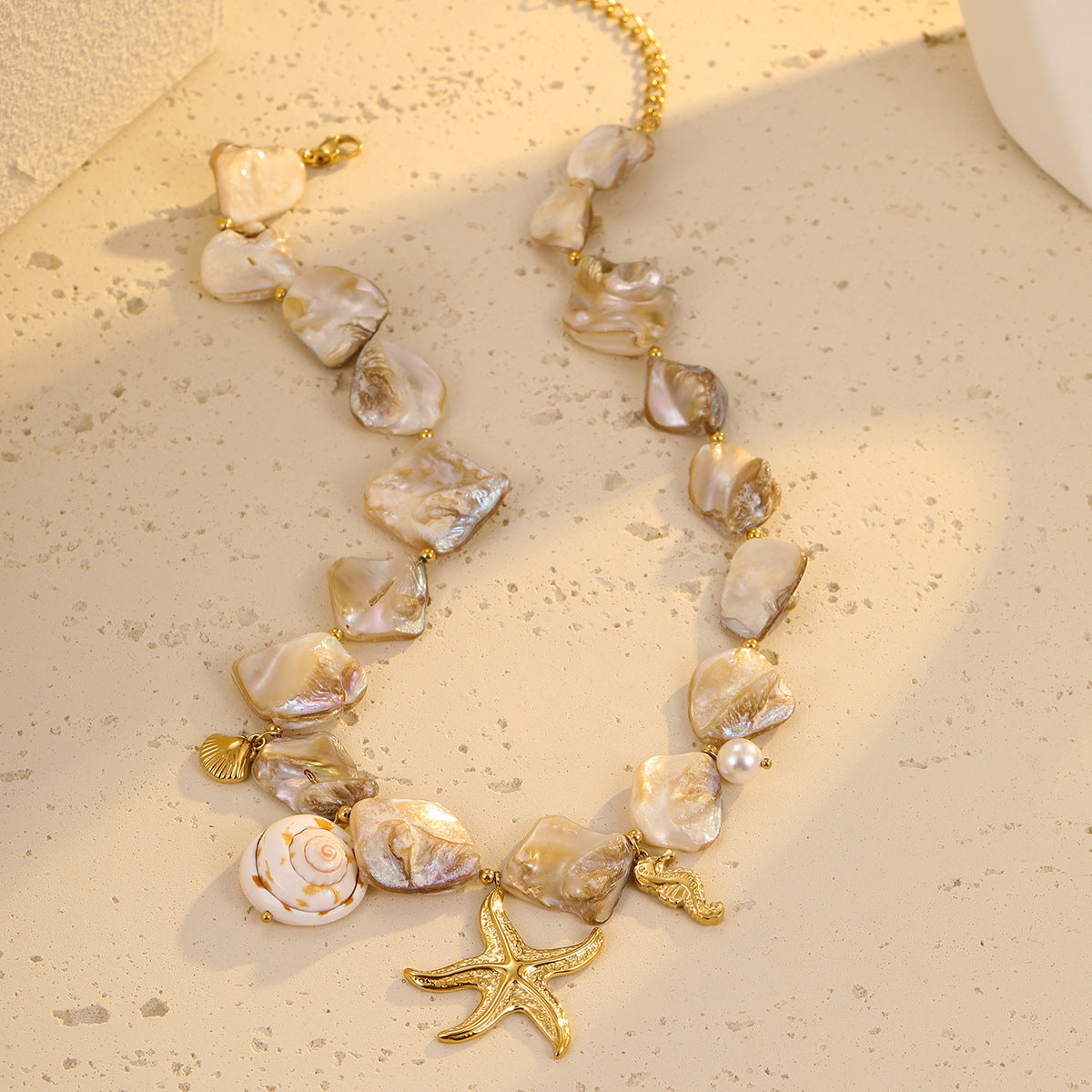 starfish necklace irregular necklace - MERGE.DAY.1.FREESTYLE