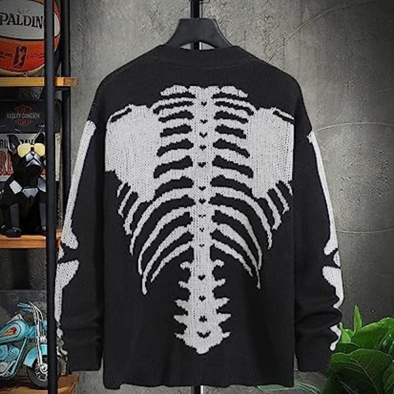Halloween knitted cardigan sweater - MERGE.DAY.1.FREESTYLE