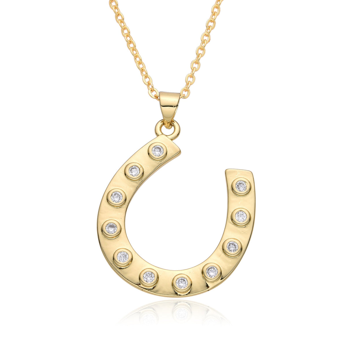 horseshoe necklace 25mm - MERGE.DAY.1.FREESTYLE
