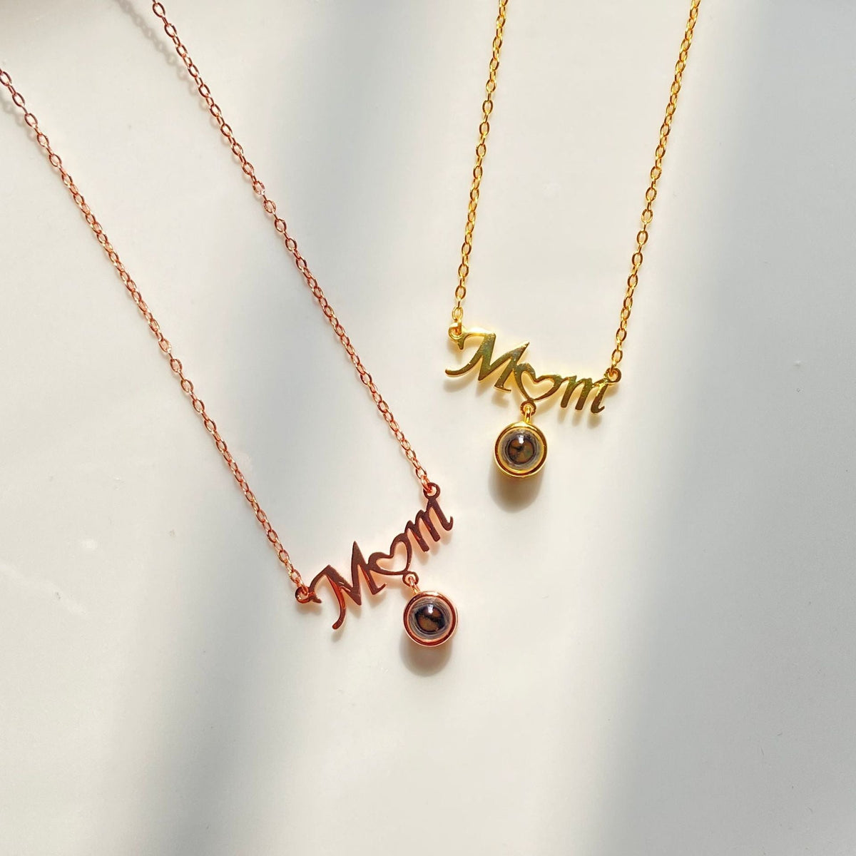 I love you love heart mom mother's Day projection Necklace - MERGE.DAY.1.FREESTYLE