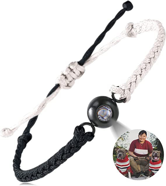 Hand-woven customized color picture personal color photo bracelet - MERGE.DAY.1.FREESTYLE