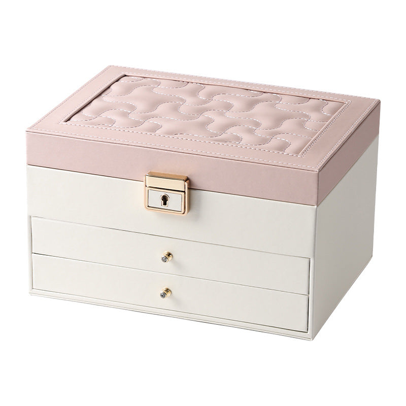 European multi-layer household PU leather jewelry box - MERGE.DAY.1.FREESTYLE