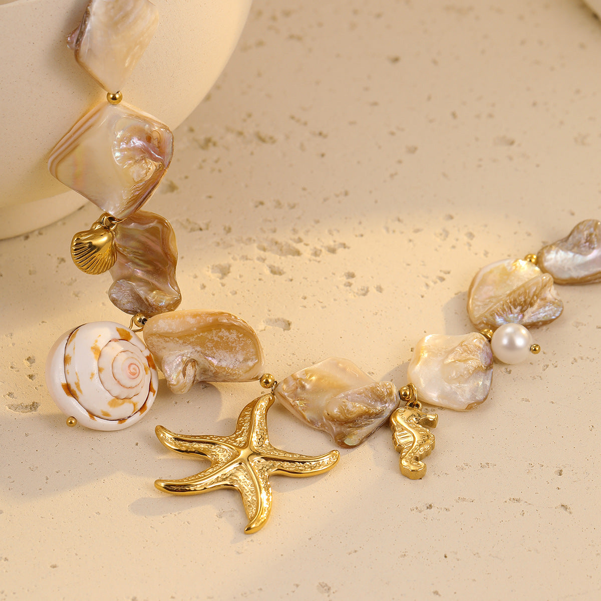 starfish necklace irregular necklace - MERGE.DAY.1.FREESTYLE