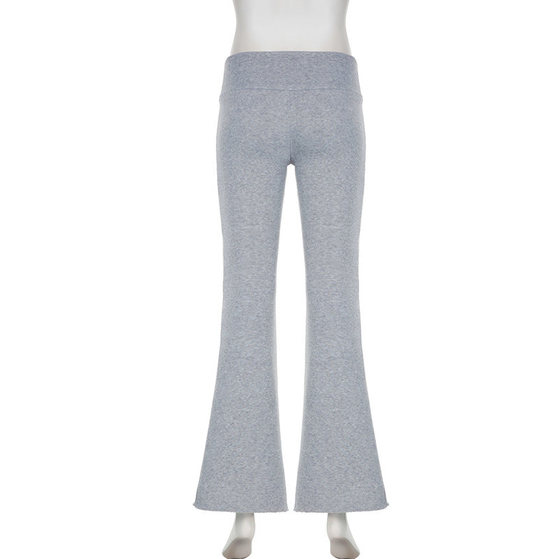 Low Rise Pants Women Slim Fitness Leggings Sweatpants - MERGE.DAY.1.FREESTYLE