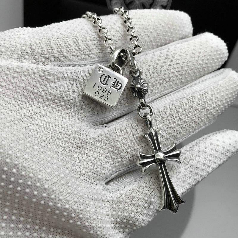 Cross multi-pendant necklace long necklace sweater chain - MERGE.DAY.1.FREESTYLE