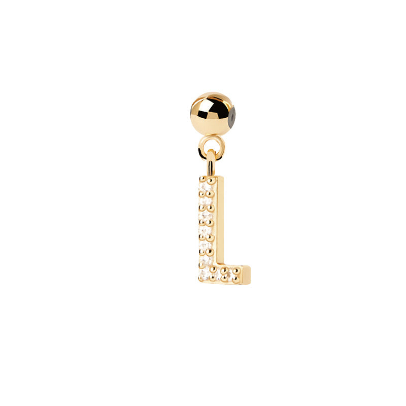 Letter full diamond DIY necklace clavicle chain - MERGE.DAY.1.FREESTYLE