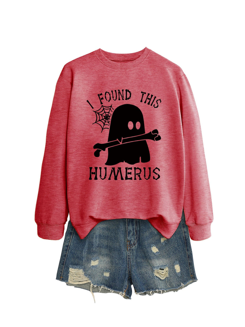 I FOUND THIS HUMERUS round neck loose sweatshirt - MERGE.DAY.1.FREESTYLE