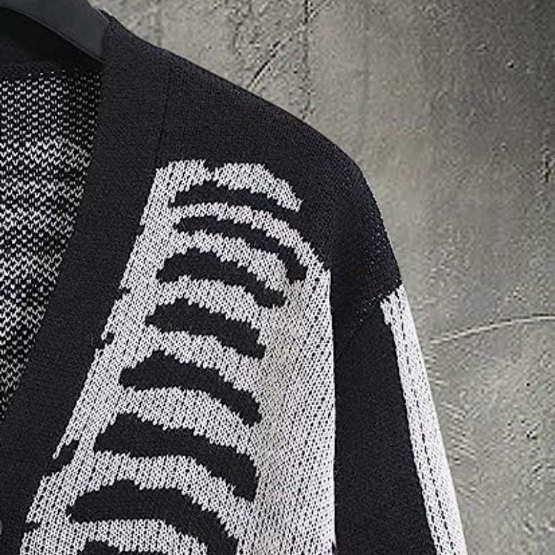 Halloween knitted cardigan sweater - MERGE.DAY.1.FREESTYLE