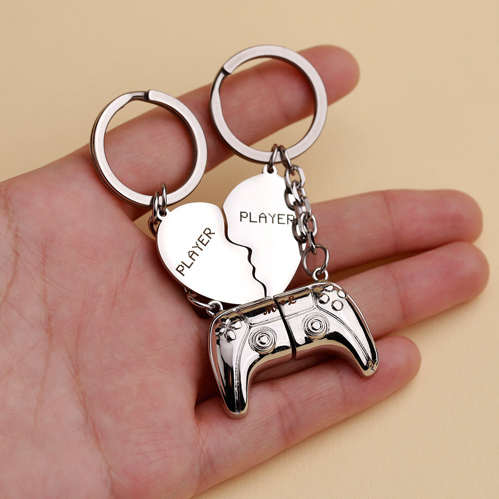 Heart engraved handle keychain Valentine's Day gift - MERGE.DAY.1.FREESTYLE