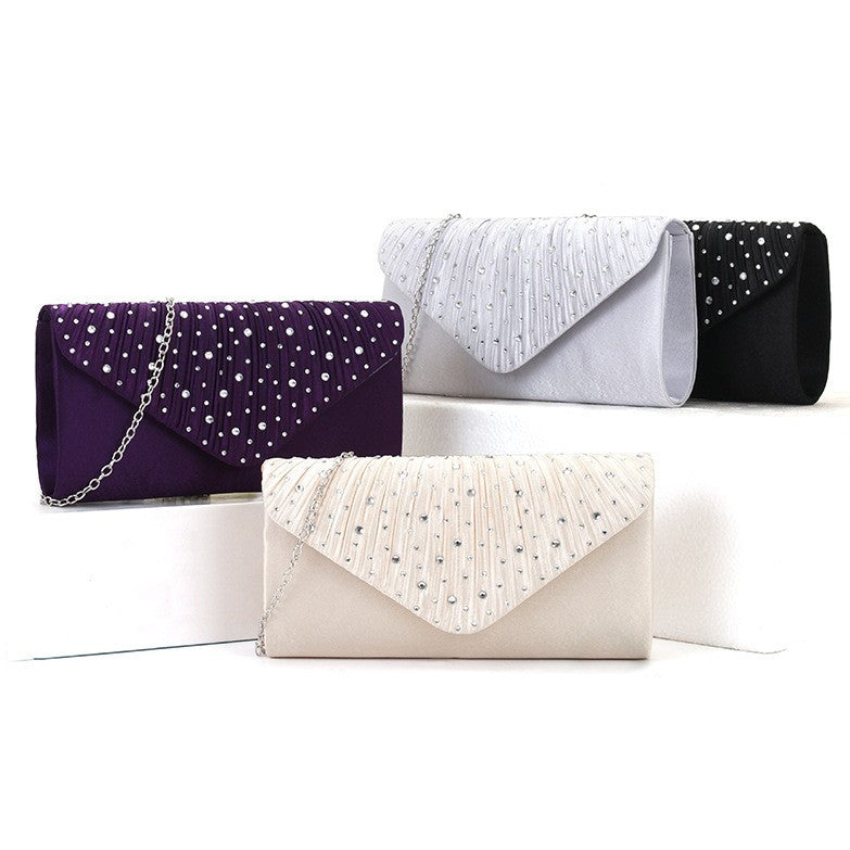 Japanese clutch pleated diamond crossbody bag - MERGE.DAY.1.FREESTYLE